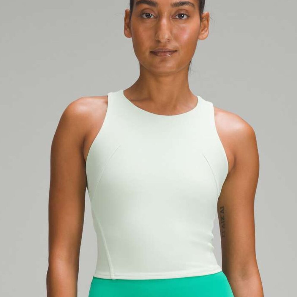 Lululemon Wunder Under Train Racerback Tank Top in Kohlrabi Green Size 6
